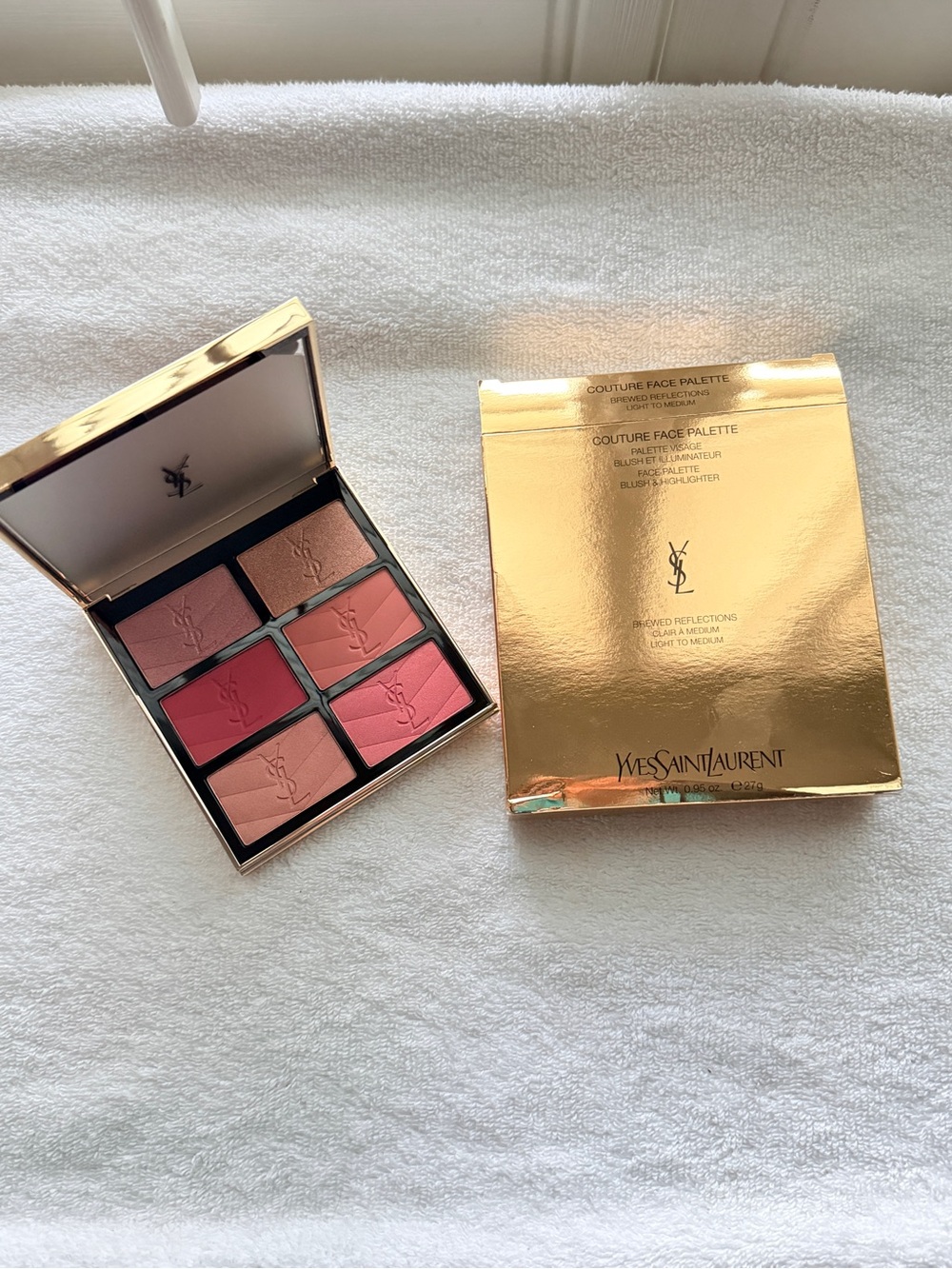 YSL Couture Face Palette Brewed Reflections Light Medium #1 Limited Edition BNIB